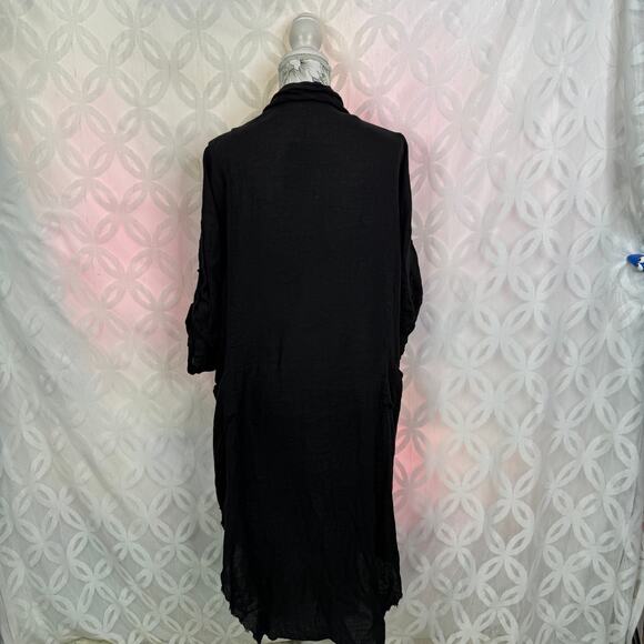 Obsession Milian London Paris Linen Made in Italy Duster Cardigan OS NWT - Picture 3 of 10